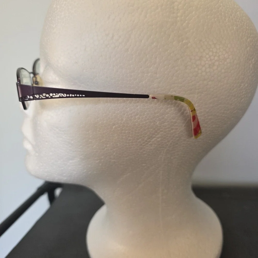 Vera Bradley‎ Natalie Eyeglass Frames Women's Make Me Blush 135 Floral Classic
